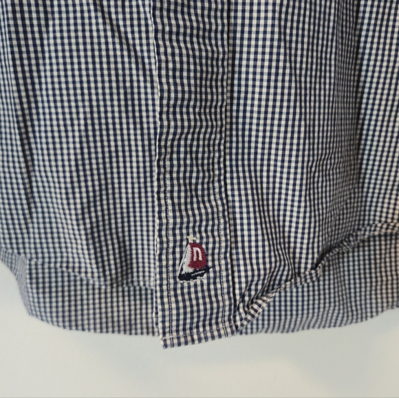 Nordstrom 18 34 Bundle 2 Relaxed Classic Button Down Dress Shirts Blue - Picture 9 of 16